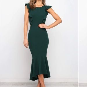 AVANI DRESS - EMERALD